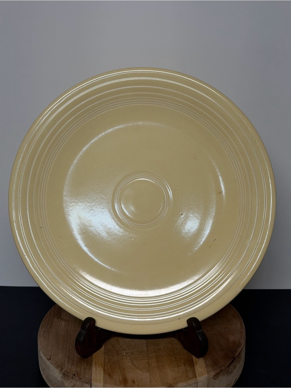 Vintage Yellow Fiesta 14” Chop Plate